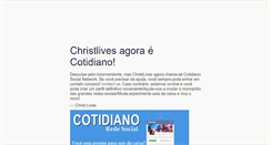 Desktop Screenshot of christlives.us